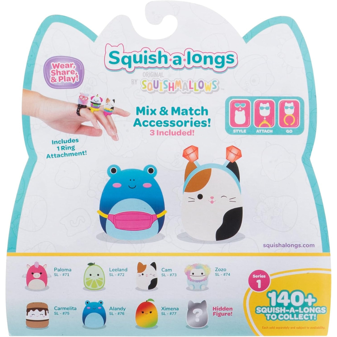 Squishmallows - Squish-a-longs nuevo tamaño de 1 pulgada Serie 1