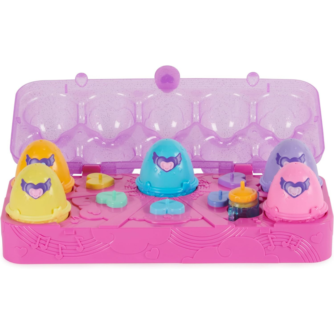 Hatchimals Alive - Set de cartón de huevos con 5 mini figuras  + 11 accesorios