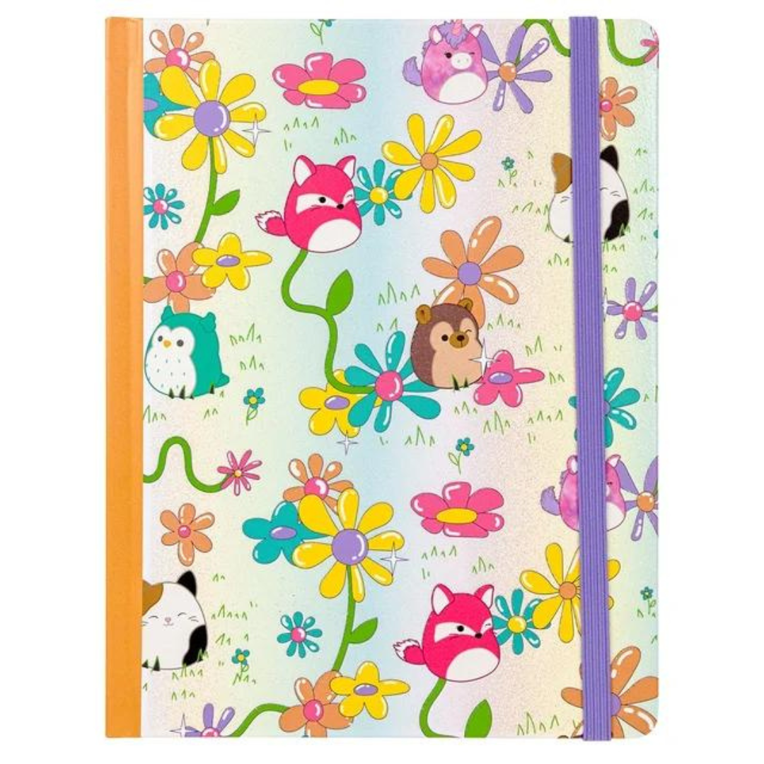 Squishmallows - Cuaderno Multi Floral Ligado 80 Hojas