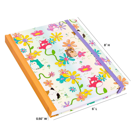 Squishmallows - Cuaderno Multi Floral Ligado 80 Hojas