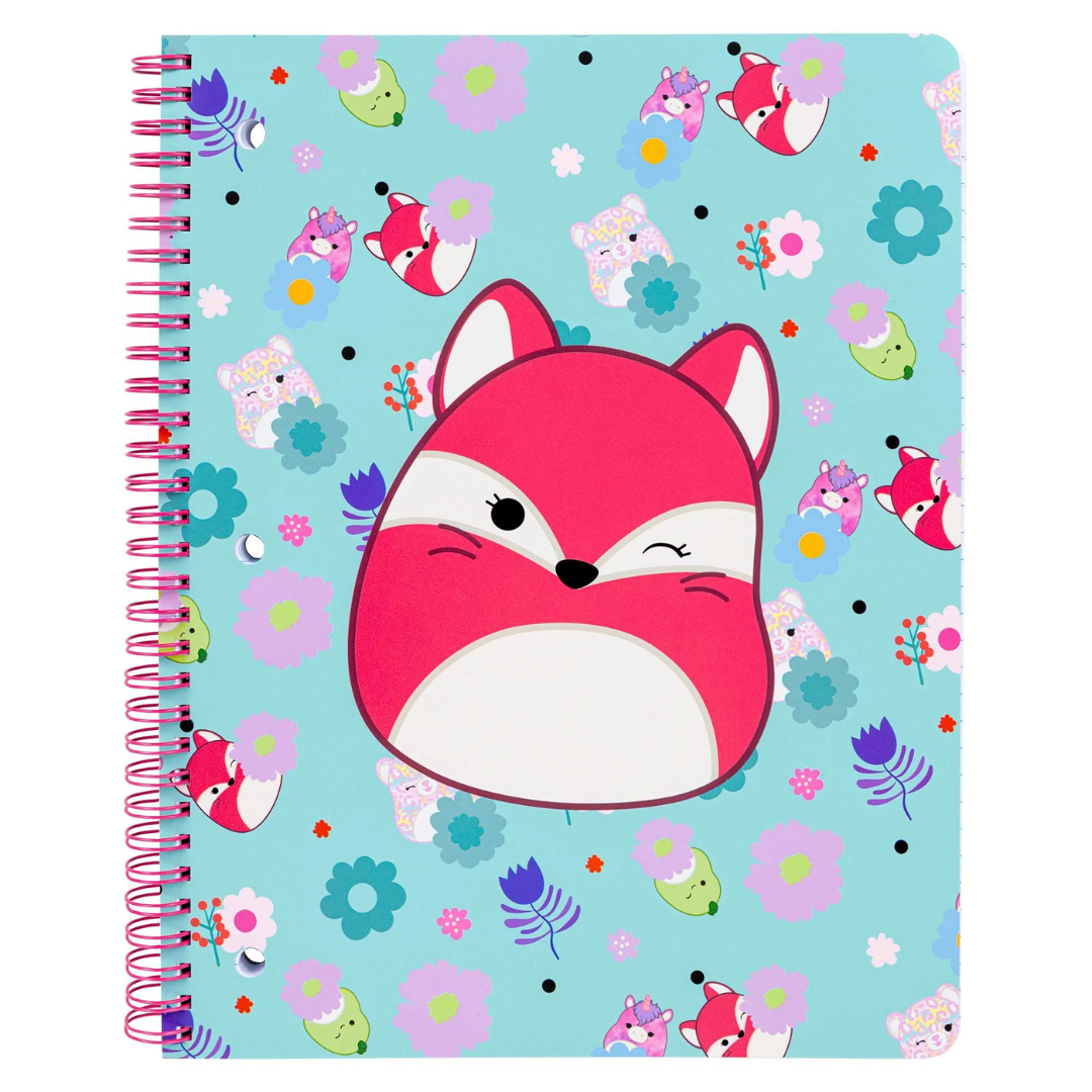 Squishmallows - Cuaderno Fifi The Fox Floral 80 Hojas