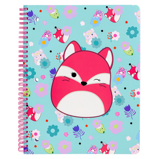 Squishmallows - Cuaderno Fifi The Fox Floral 80 Hojas