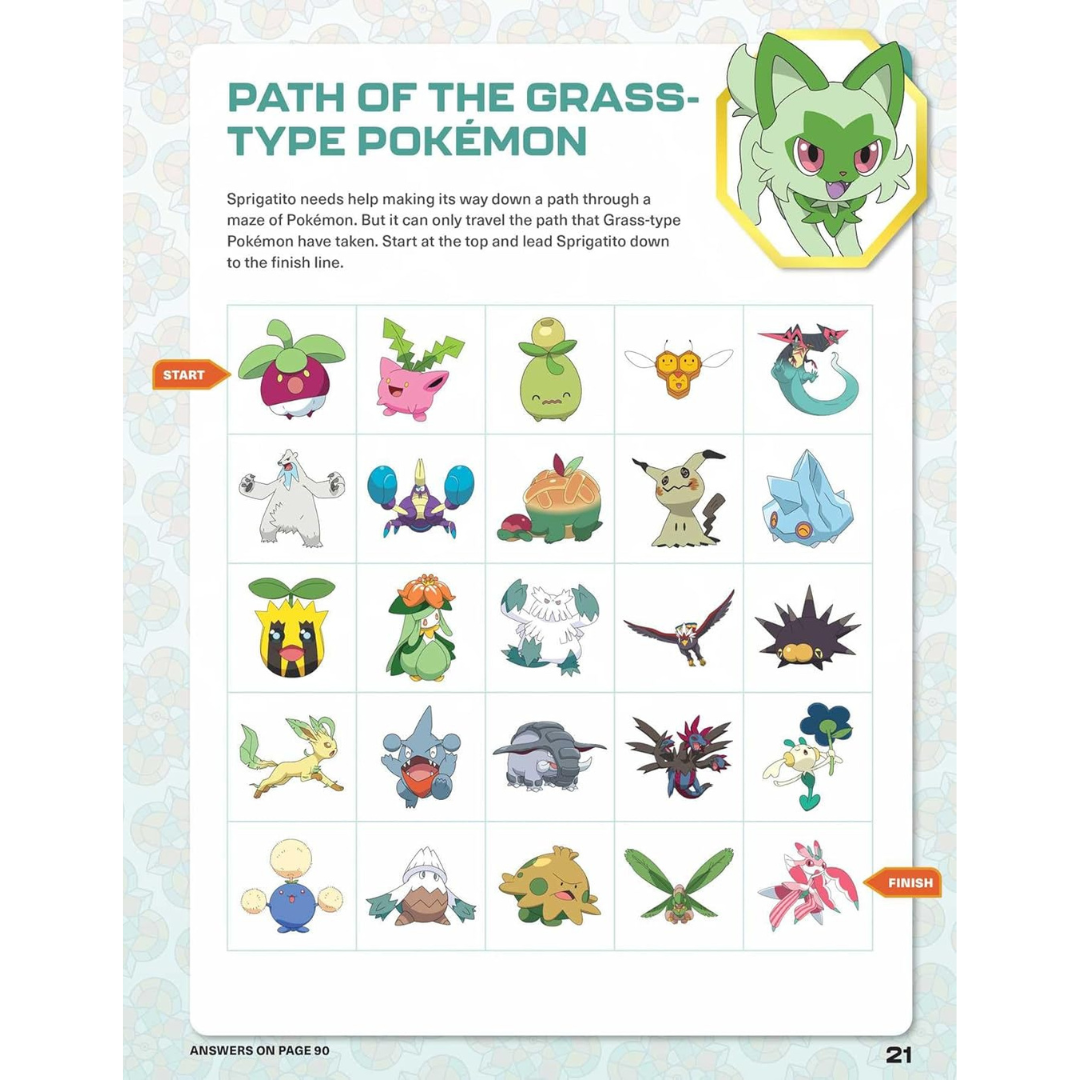 Libro de Actividades - Pokémon The Official Activity Book of the Paldea Region