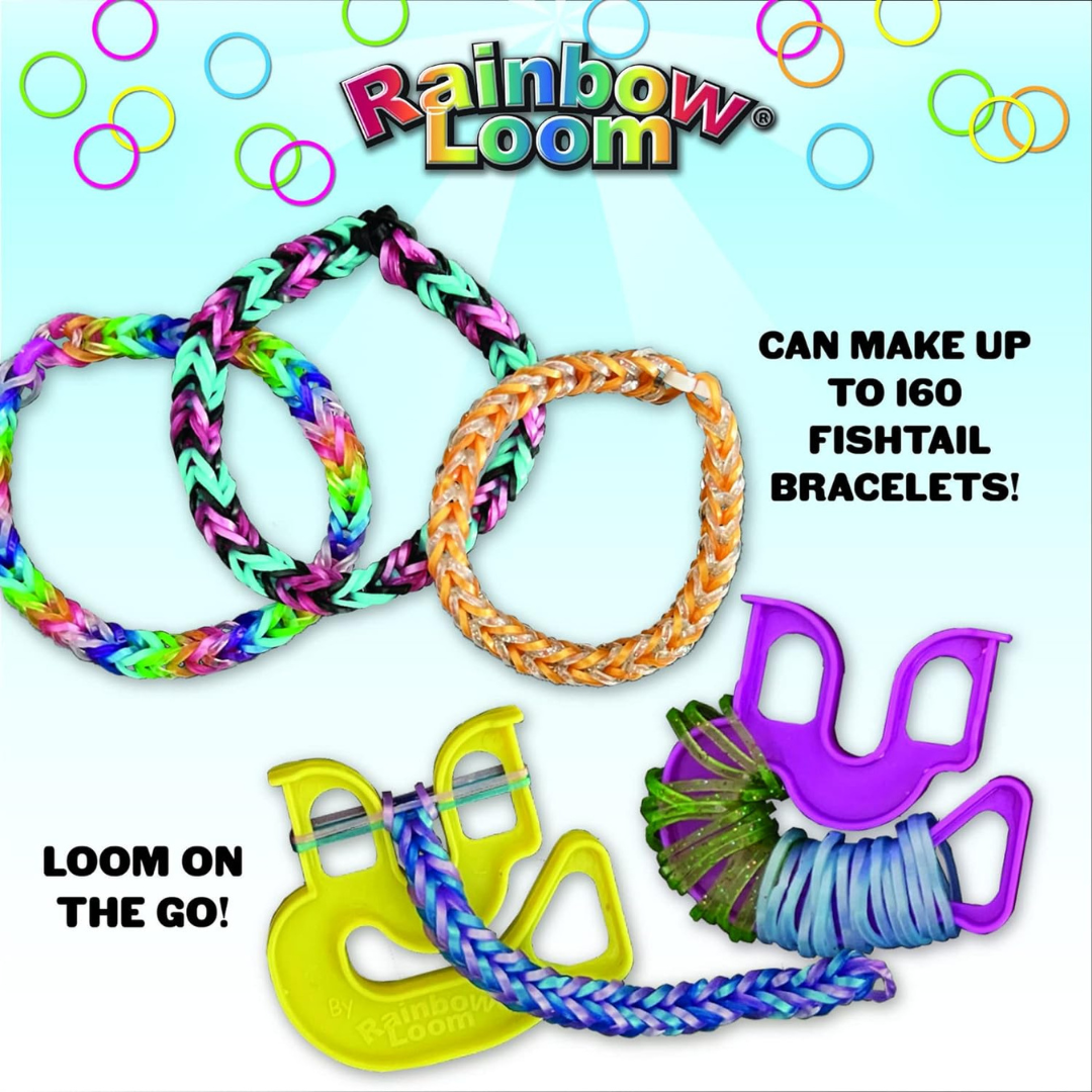 Rainbow Loom - Kit de Pulseras Treasure Box Sparkle Edition