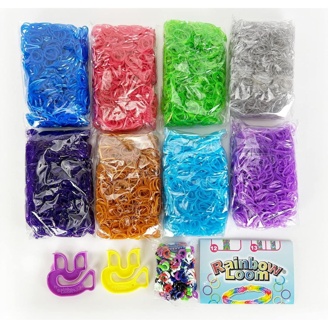 Rainbow Loom - Kit de Pulseras Treasure Box Sparkle Edition