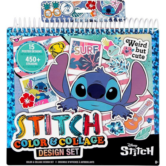 Fashion Angels - Cuaderno Color & Collage Stitch Design Set