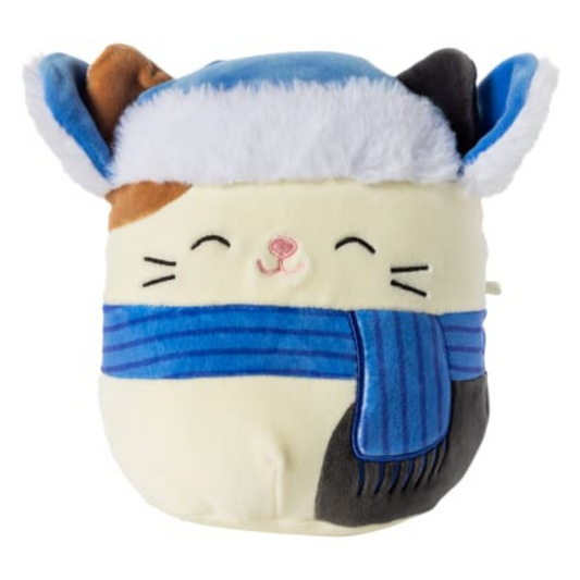 Peluche Squishmallows  7.5" - Cam The Cat Winter