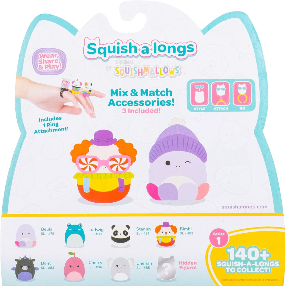 Squishmallows - Squish-a-longs nuevo tamaño de 1 pulgada