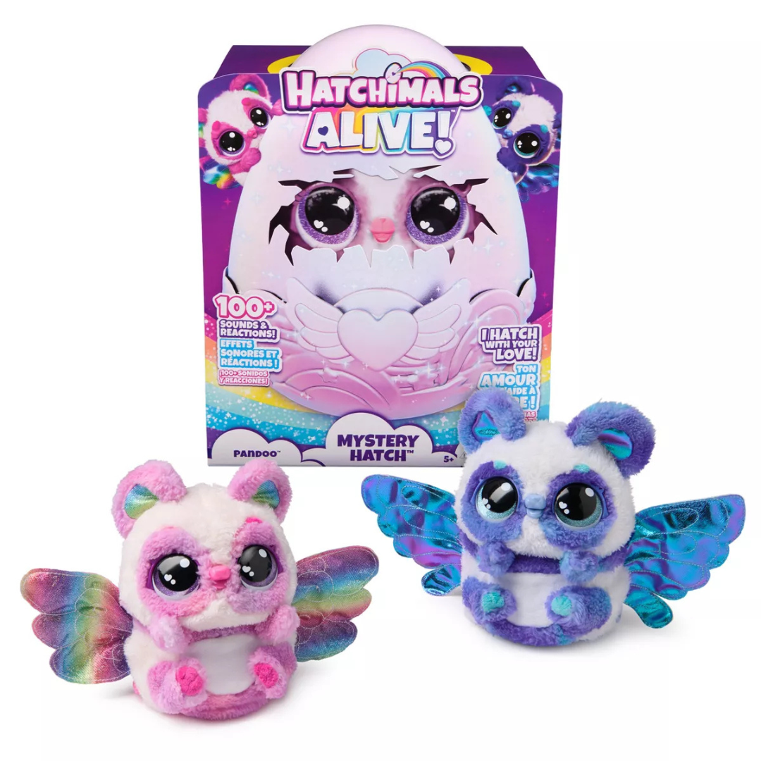 Hatchimals Alive Mystery Hatch Interactive Pandoo with Mist, Lights & Sounds