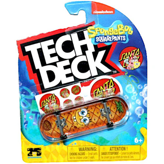 Patineta Tech Deck - Spongebob Squarepants Pineapple Santa Cruz