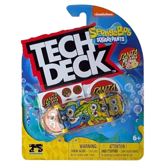 Patineta Tech Deck - SpongeBob SquarePants 4 Heads