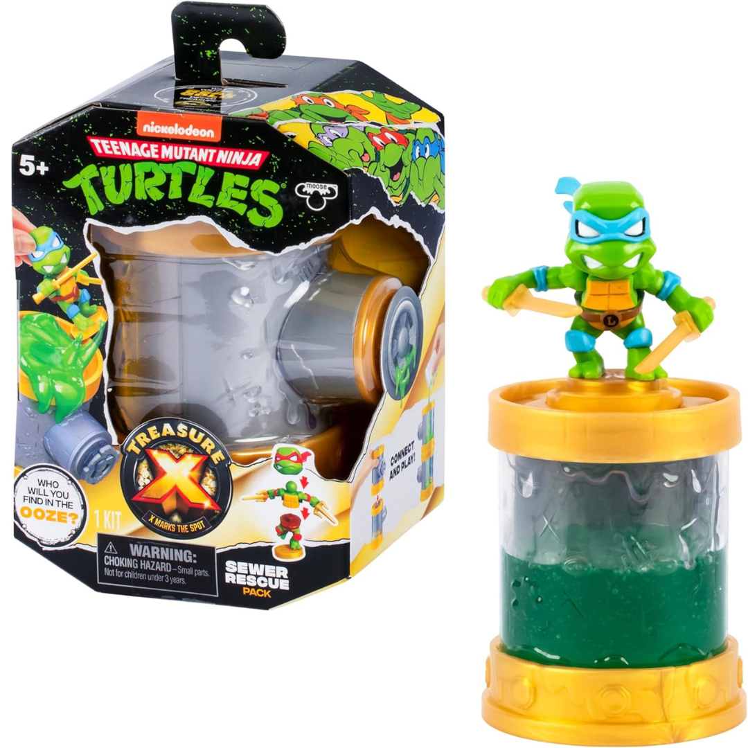 Treasure X Teenage Mutant Ninja Turtles - Paquete de rescate de alcantarillado