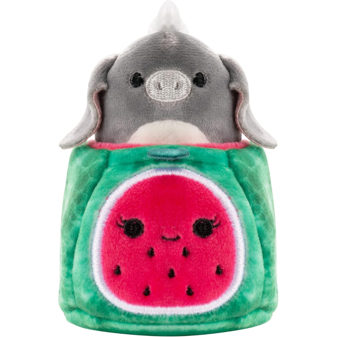 Squishville - Mini Squishmallow Vehículo Fruity Coupes  Sandía