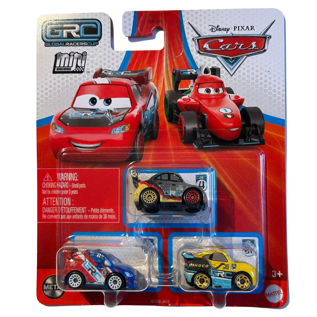 Disney/Pixar Cars Mini Racers - Raoul Caroule, Max Schnell & Cruz Ramirez