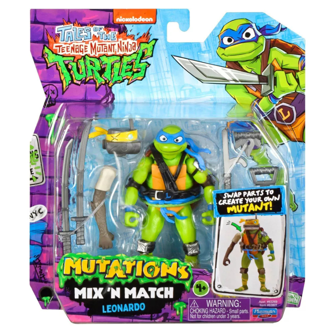 Teenage Mutant Ninja Turtles Figura de acción  Leonardo Mix 'N' Match