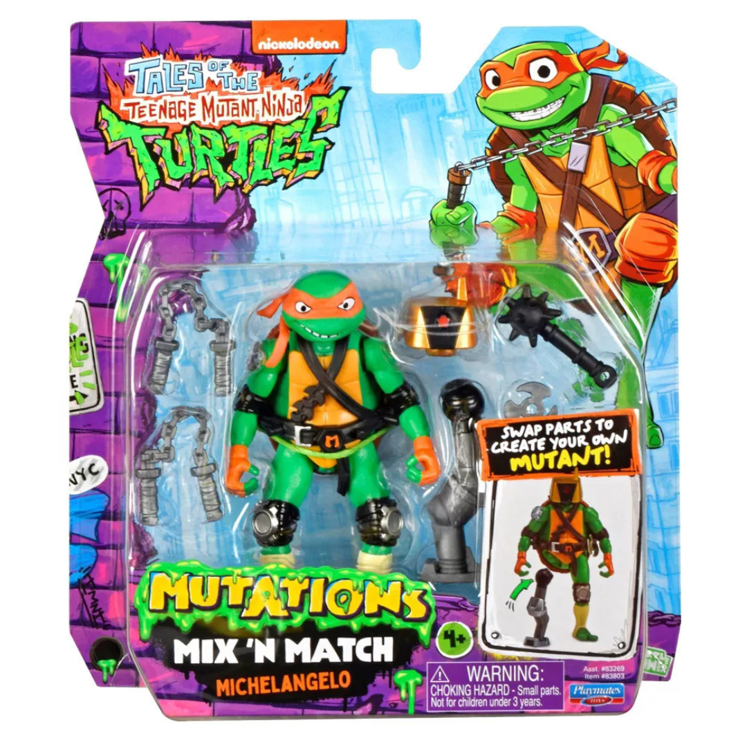 Teenage Mutant Ninja Turtles Figura de acción  Michelangelo Mix 'N' Match