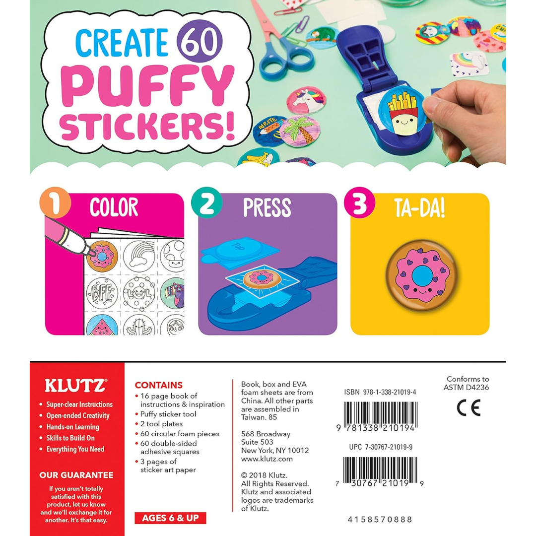 Klutz - Haz tus propias Puffy Stickers