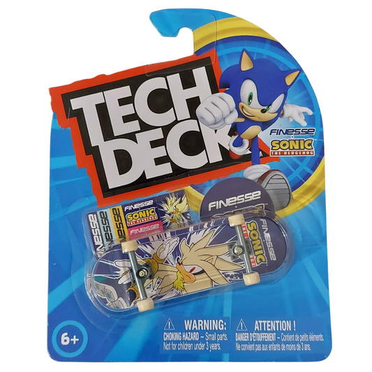 Tech Deck Finesse Skateboards X Sonic The Hedgehog Silver the Hedgehog