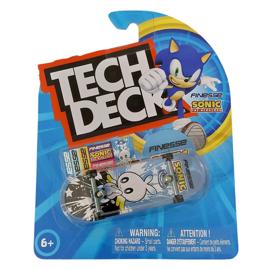 Tech Deck Finesse Skateboards X Sonic The Hedgehog Light Chaos