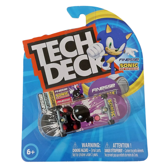 Tech Deck Finesse Skateboards X Sonic The Hedgehog Dark Chaos