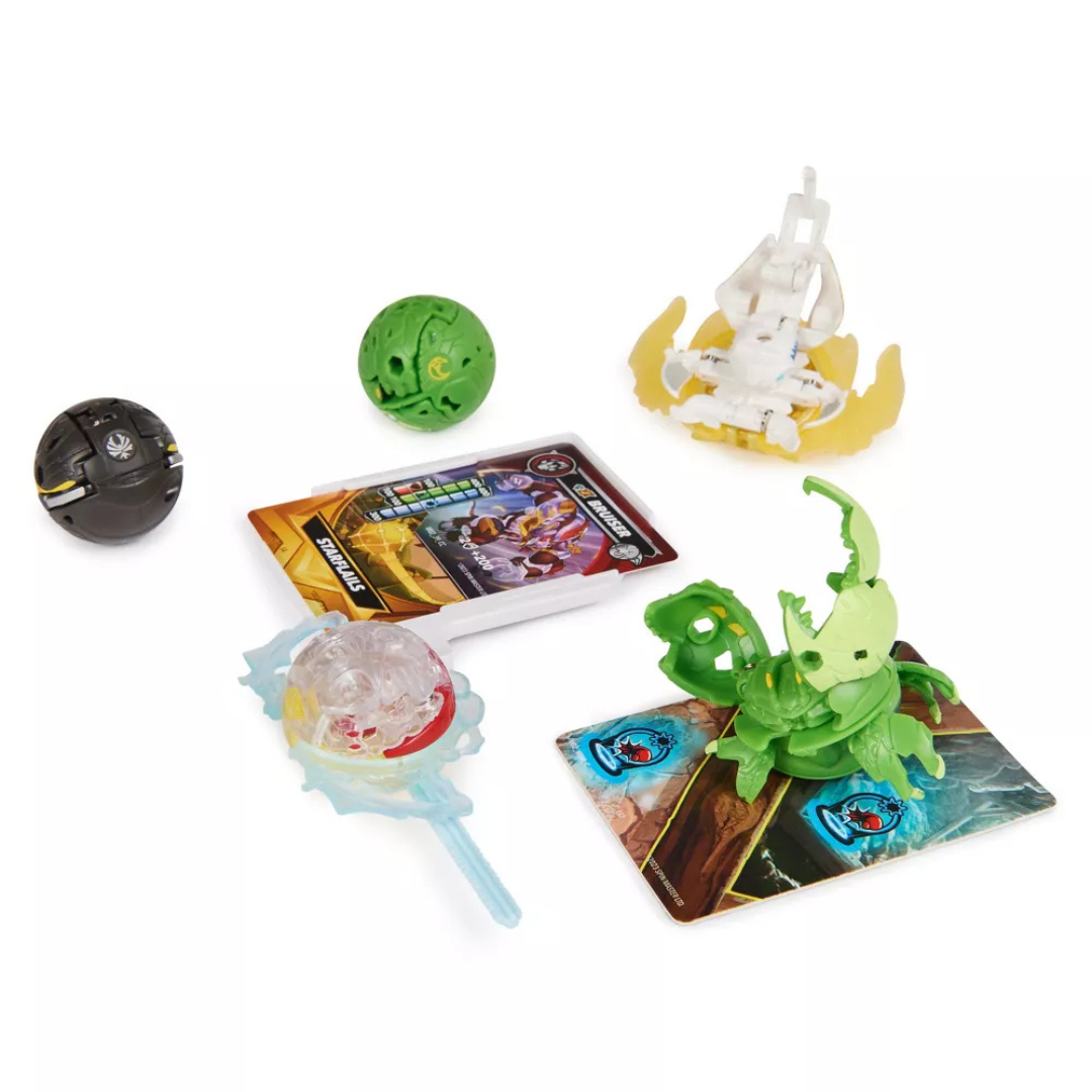 Bakugan Battle - Paquete de 5 unidades (Special Attack Bruiser, Special Attack Octogan, Ventri, Hammerhead & Buterclaw