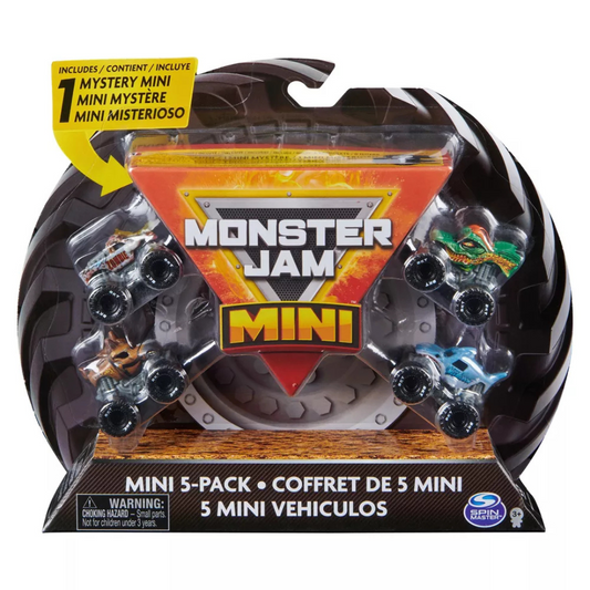 Monster Jam -  Mini Vehicles 5pk