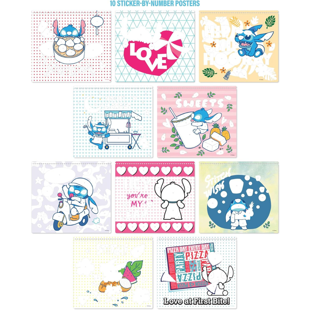 Fashion Angels - Cuaderno Sticker by Number Stitch