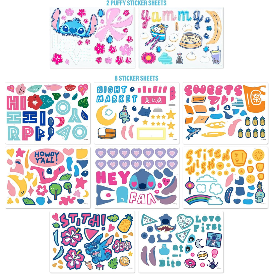 Fashion Angels - Cuaderno Sticker by Number Stitch
