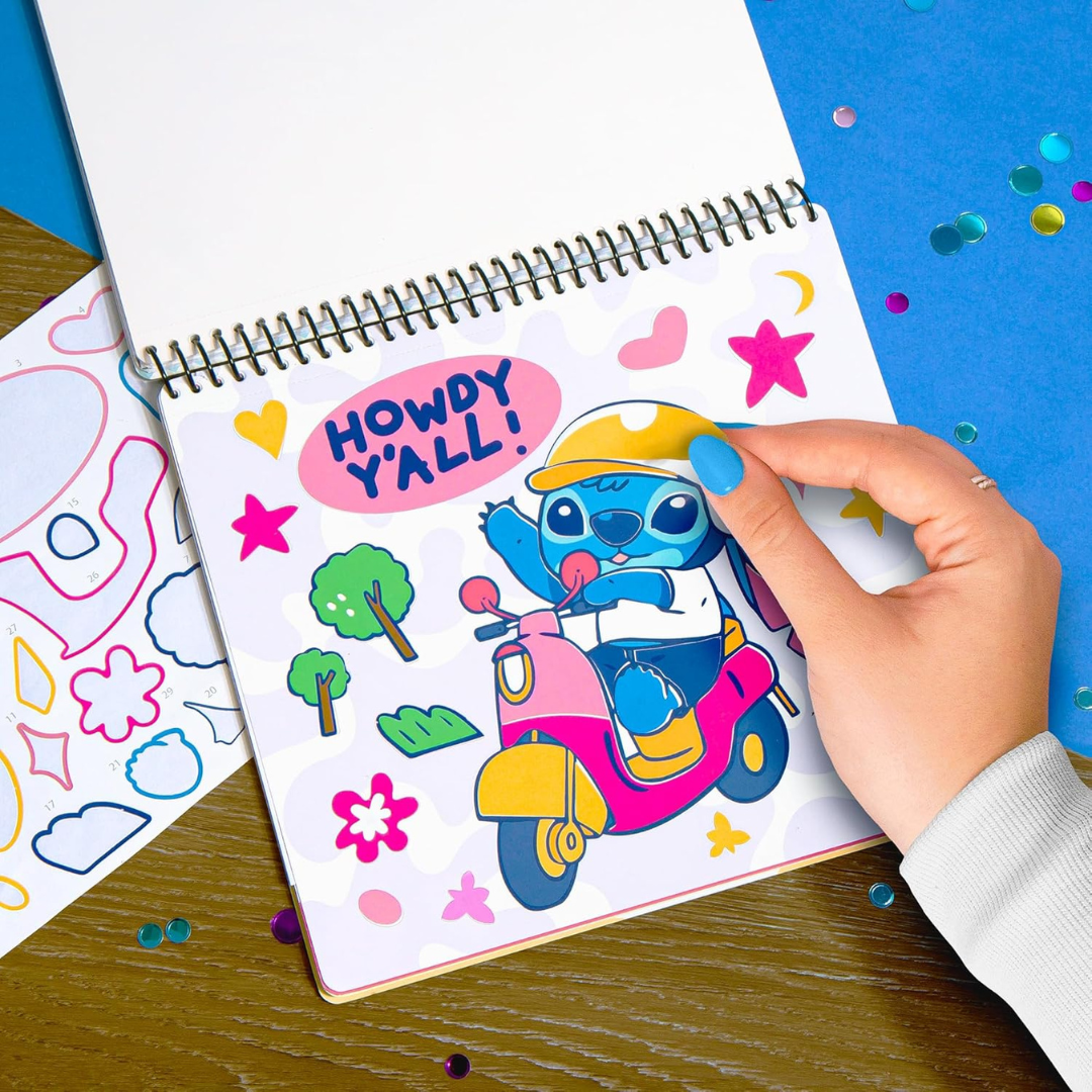 Fashion Angels - Cuaderno Sticker by Number Stitch