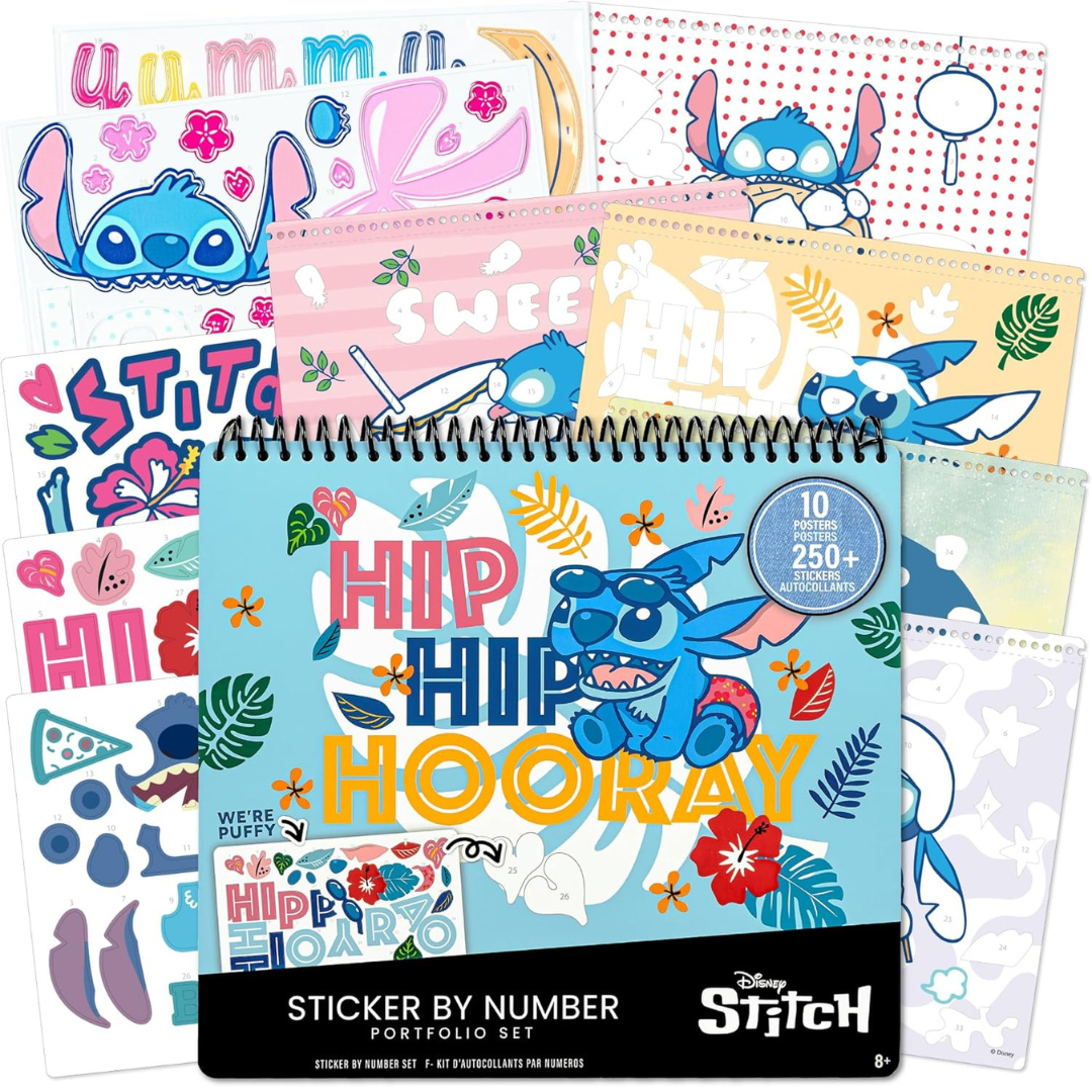Fashion Angels - Cuaderno Sticker by Number Stitch