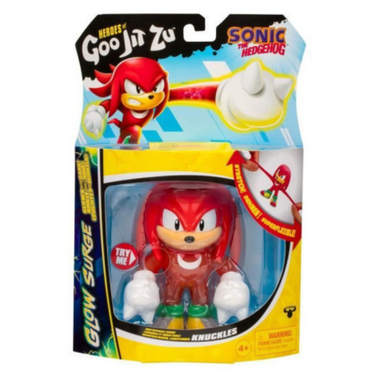 Heroes of Goo Jit Zu Stretchy Knuckles the Hedgehog Glow Surge