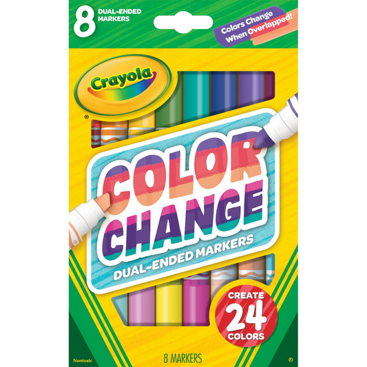 Crayola - 8 Plumones Color Change que cambian de color