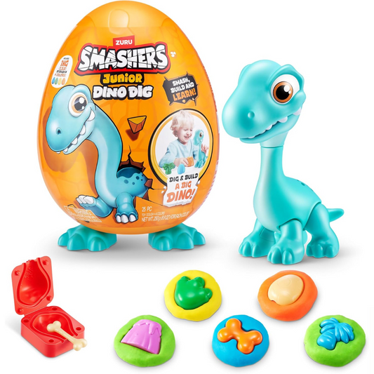 Smashers - Junior Dino Dig Huevo grande (Brontosaurio)