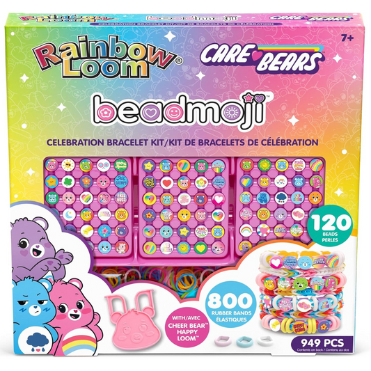 Rainbow Loom Beadmoji - Care Bears Kit de pulseras 949 piezas