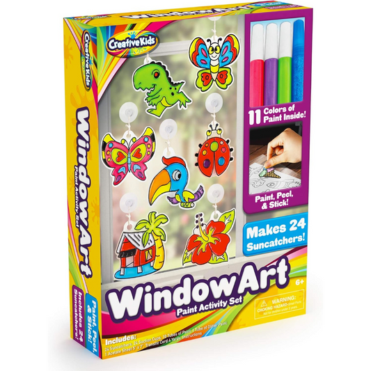 Creative Kids - Kit de arte de ventana