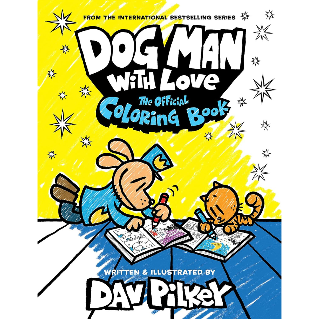 Libro para Colorear - Dog Man with Love: The Official Coloring Book