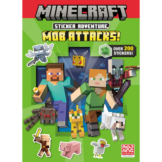 Libro de Actividades - Minecraft Official Mob Attacks!  Sticker Book