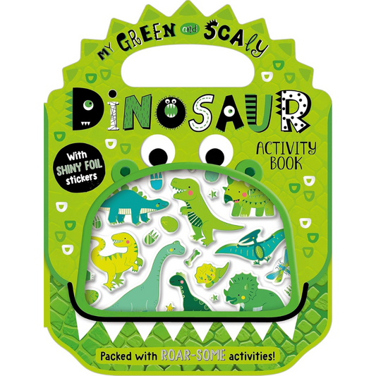 Libro de actividades - Shiny Stickers My Green and Scaly Dinosaur Activity Book