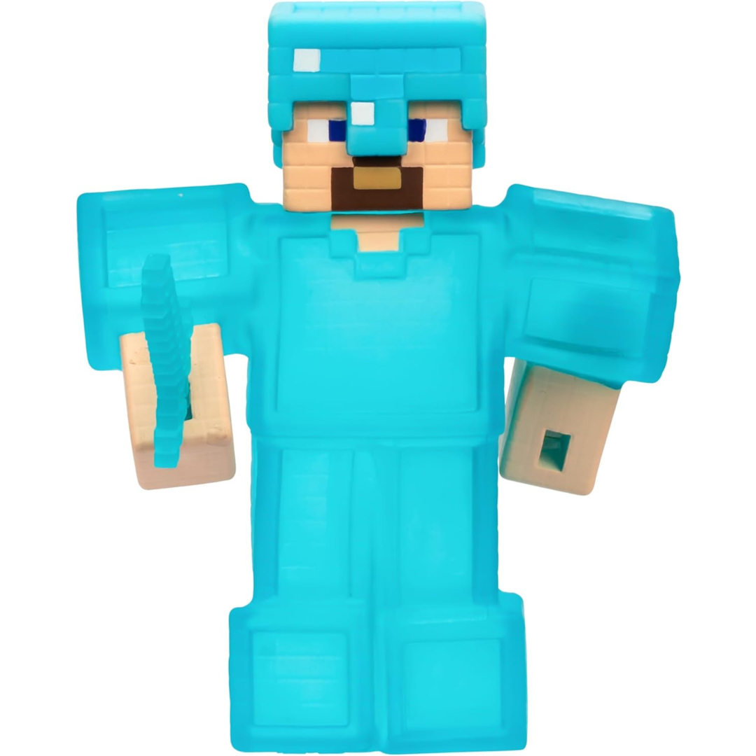 Heroes of Goo Jit Zu Mini Pack Stretchy - Steve with Armour and Sword MInecraft