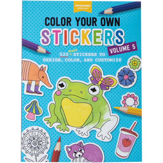 Libro de Stickers - Color your own stickers book volume 5