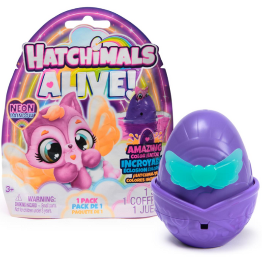 Hatchimals Alive - Neon Rainbow 1 Pack