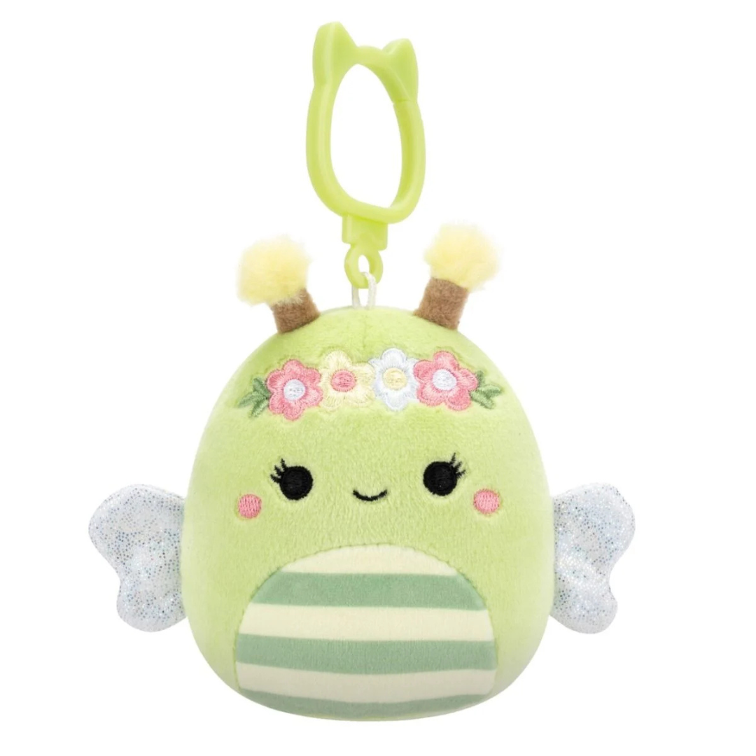 Peluche Squishmallows Clip On 3.5" - Sybil the Bee