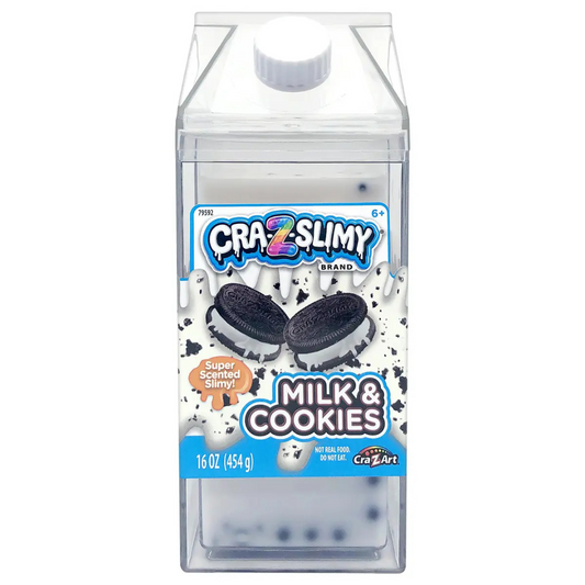 Cra-Z-Slimy Milk Carton Milk and Cookies