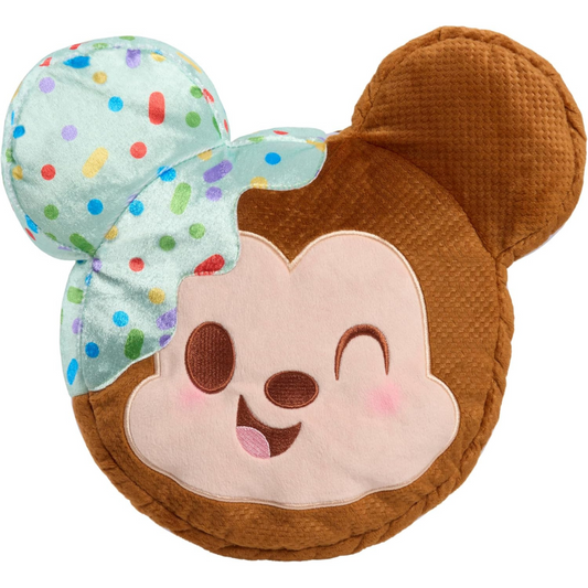 Just Play Disney Munchlings Squeeze-A-Munch - Sandwich grande perfumado de helado de menta Mickey Mouse