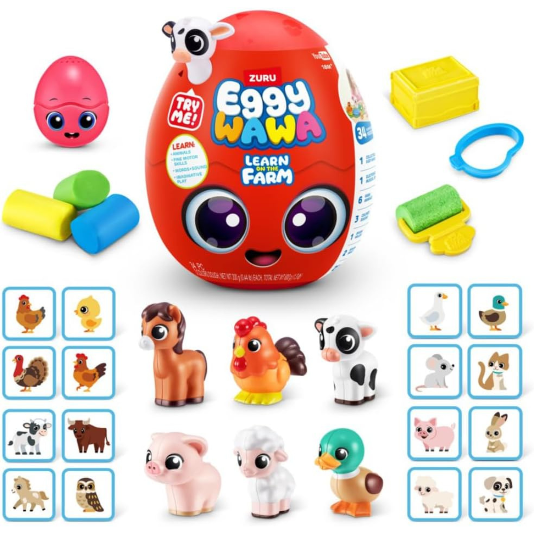 Zuru - Eggy Wawa Aprender en la Granja
