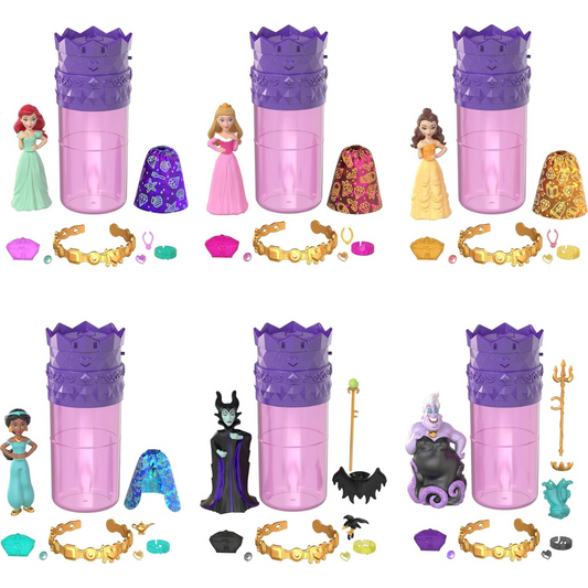 Muñeca Disney Princess Party Series - Color Reveal Serie princesa o villano