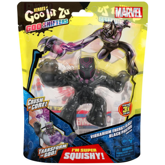 Heroes of Goo Jit Zu - Shifters the Marvel Edition – Vibranium Energy Blast Black Panther