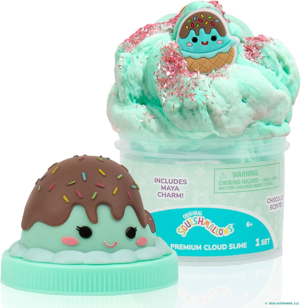 Squishmallows - Slime Maya The Ice Cream Premium Nube Turquesa