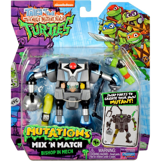 Teenage Mutant Ninja Turtles Figura de acción Bishop in Mech Mix 'N' Match