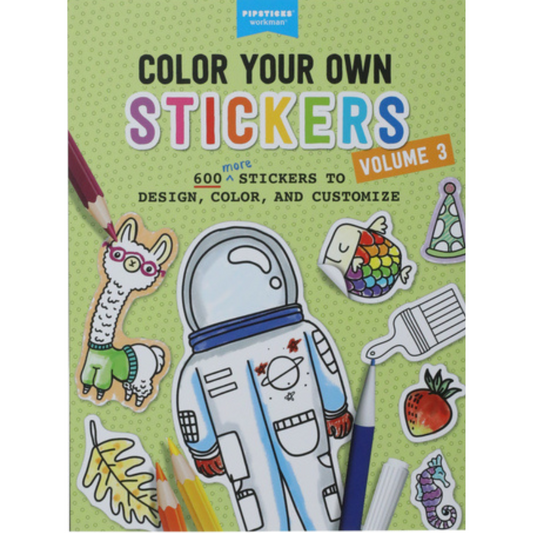 Libro de Stickers - Color your own stickers book volume 3
